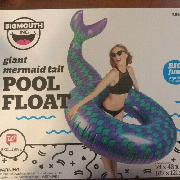big mouth mermaid float